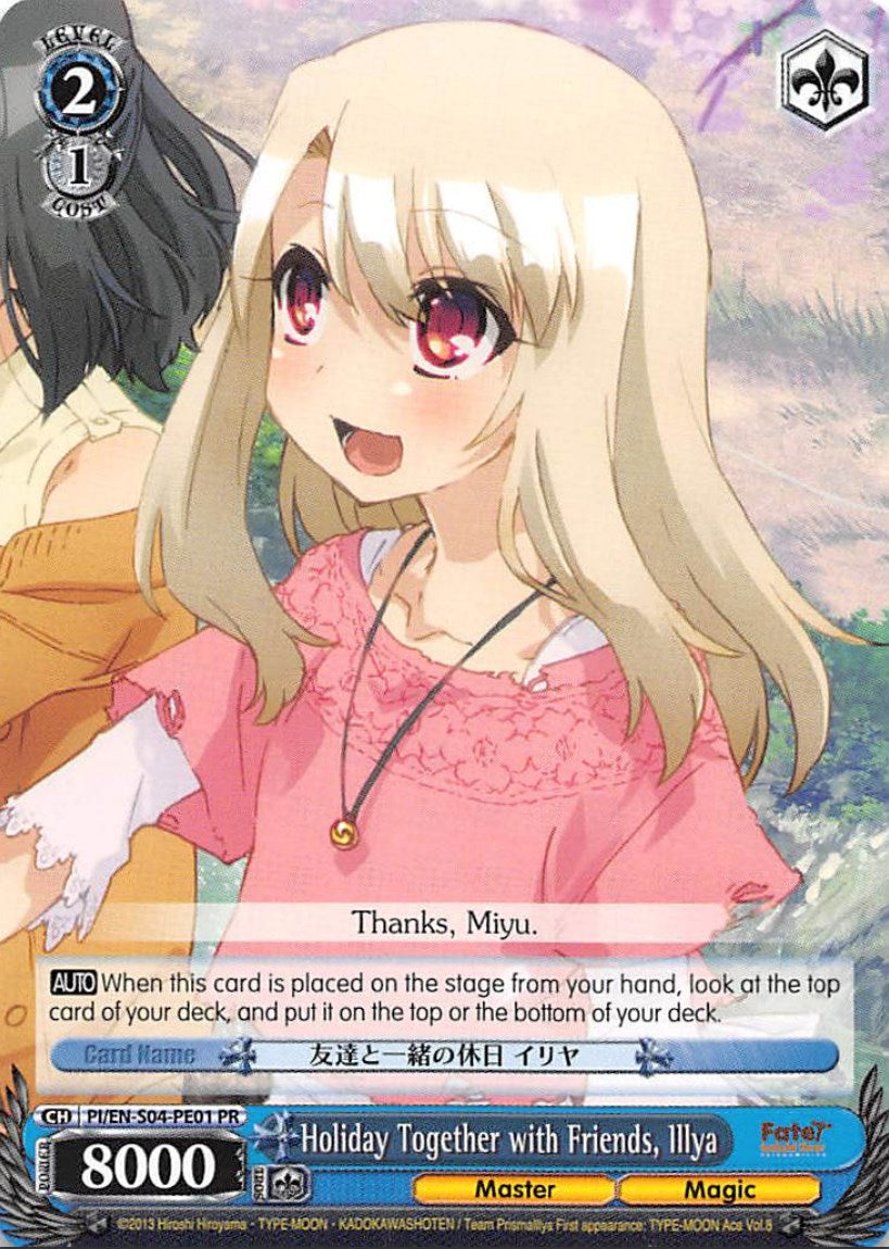 Image of Holiday Together with Friends, Illya (PI/EN-S04-PE01 PR) (Promo) [Fate/kaleid liner PRISMA ILLYA DX]