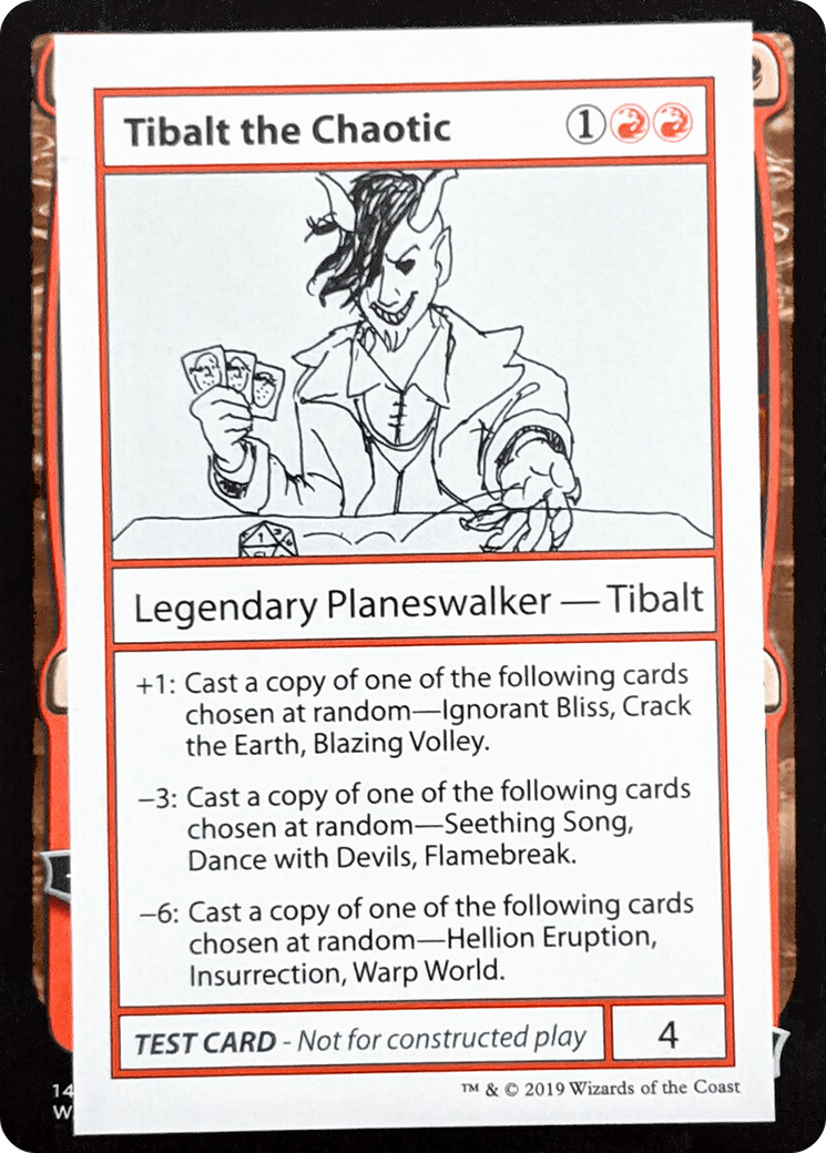 Image of Tibalt the Chaotic (2021 Edition) [Mystery Booster Playtest Cards]