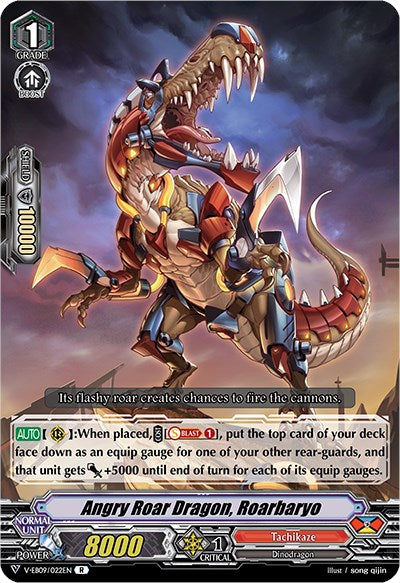 Image of Angry Roar Dragon, Roarbaryo (V-EB09/022EN) [The Raging Tactics]