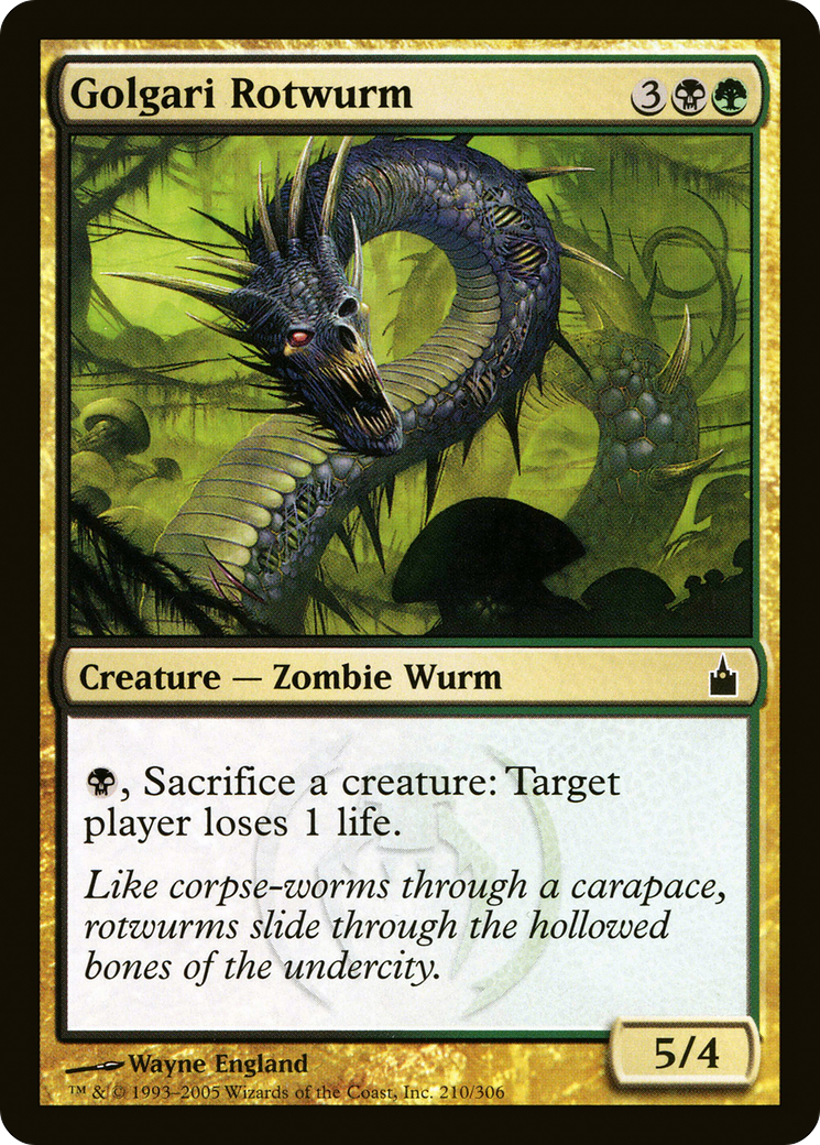 Image of Golgari Rotwurm [Ravnica: City of Guilds]