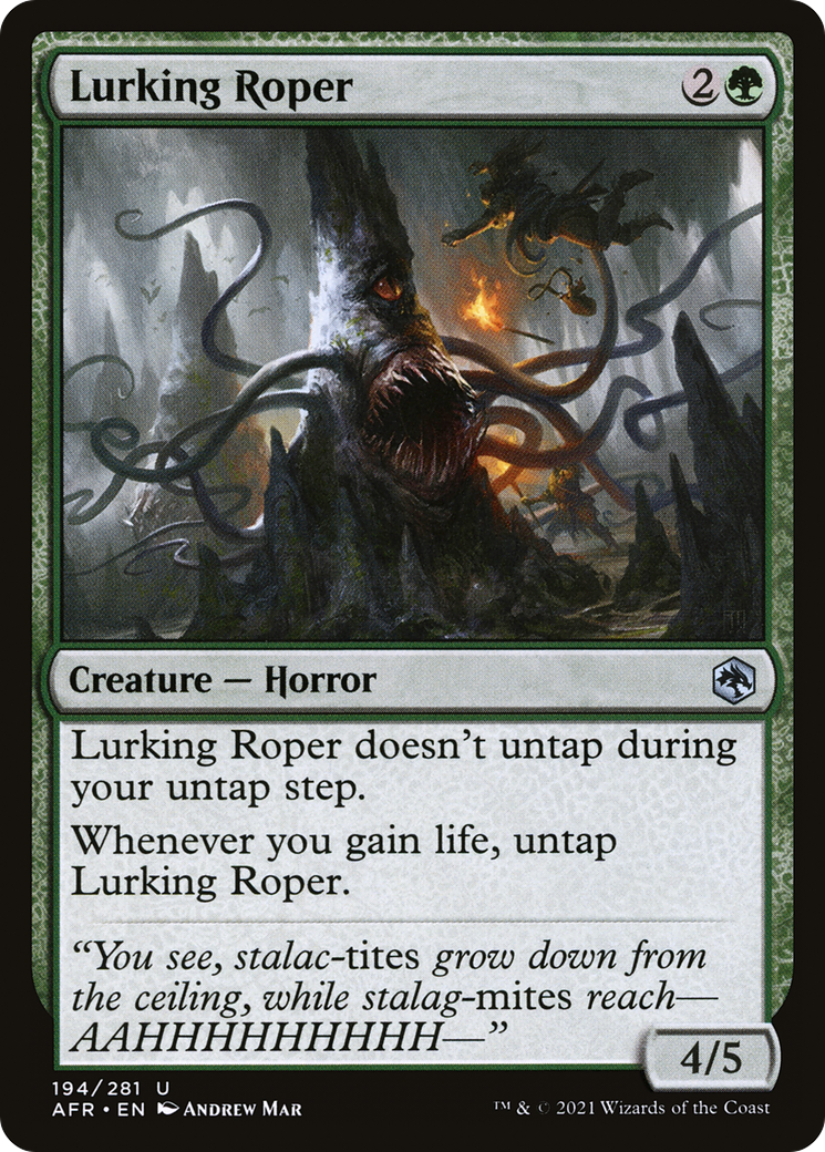 Image of Lurking Roper [Dungeons & Dragons: Adventures in the Forgotten Realms]