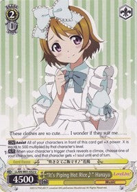 "It's Piping Hot Rice~" Hanayo (LL/EN-W01-032 U) [Love Live! DX]