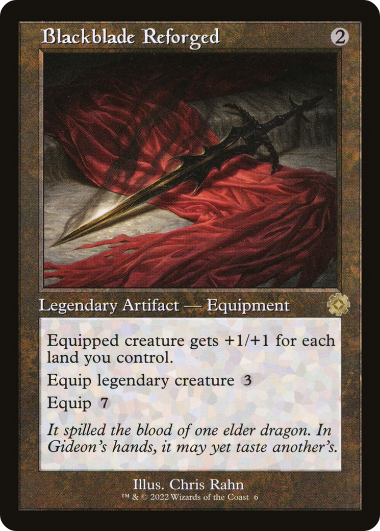 Image of Blackblade Reforged (Retro) [The Brothers' War Retro Artifacts]