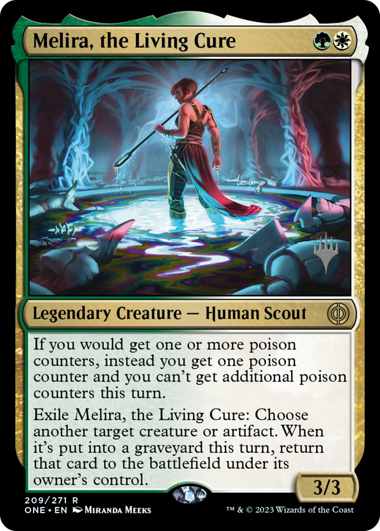 Image of Melira, the Living Cure (Promo Pack) [Phyrexia: All Will Be One Promos]
