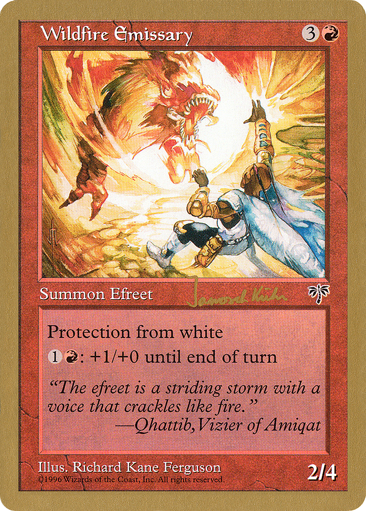 Image of Wildfire Emissary (Janosch Kuhn) [World Championship Decks 1997]