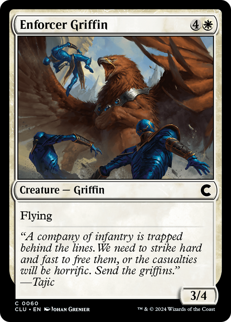 Image of Enforcer Griffin [Ravnica: Clue Edition]
