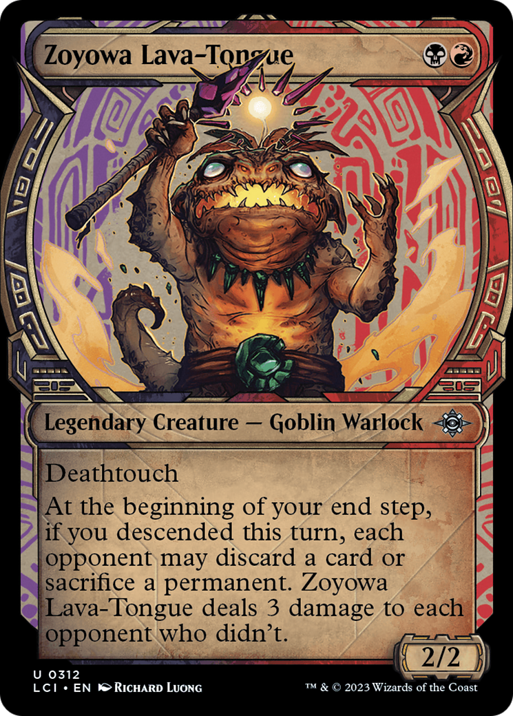 Image of Zoyowa Lava-Tongue (Showcase) [The Lost Caverns of Ixalan]