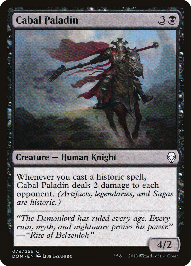 Image of Cabal Paladin [Dominaria]