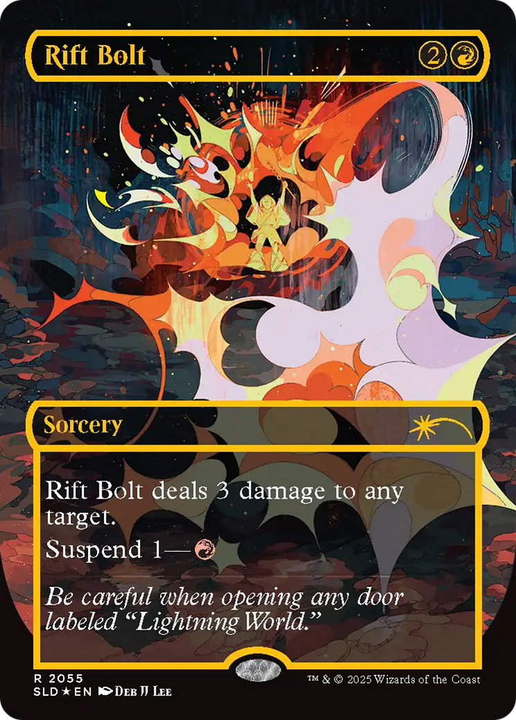Image of Rift Bolt (2055) (Raised Foil) [Secret Lair Drop Series]