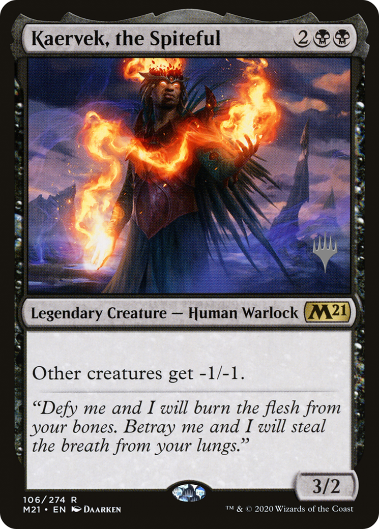 Image of Kaervek, the Spiteful (Promo Pack) [Core Set 2021 Promos]