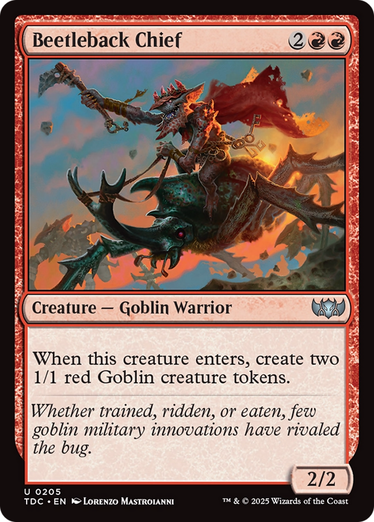 Image of Beetleback Chief [Tarkir: Dragonstorm Commander]