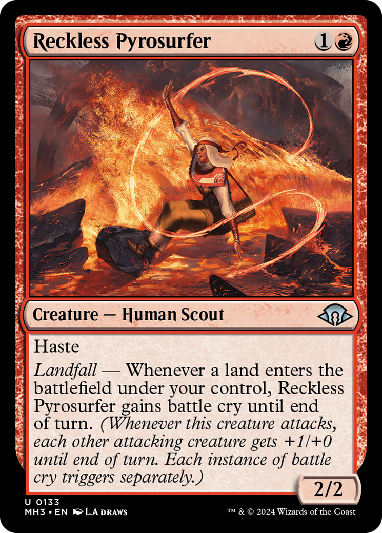 Image of Reckless Pyrosurfer [Modern Horizons 3]