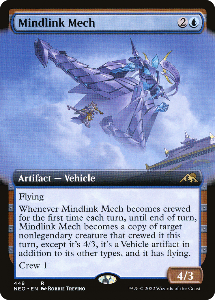 Image of Mindlink Mech (Extended Art) [Kamigawa: Neon Dynasty]