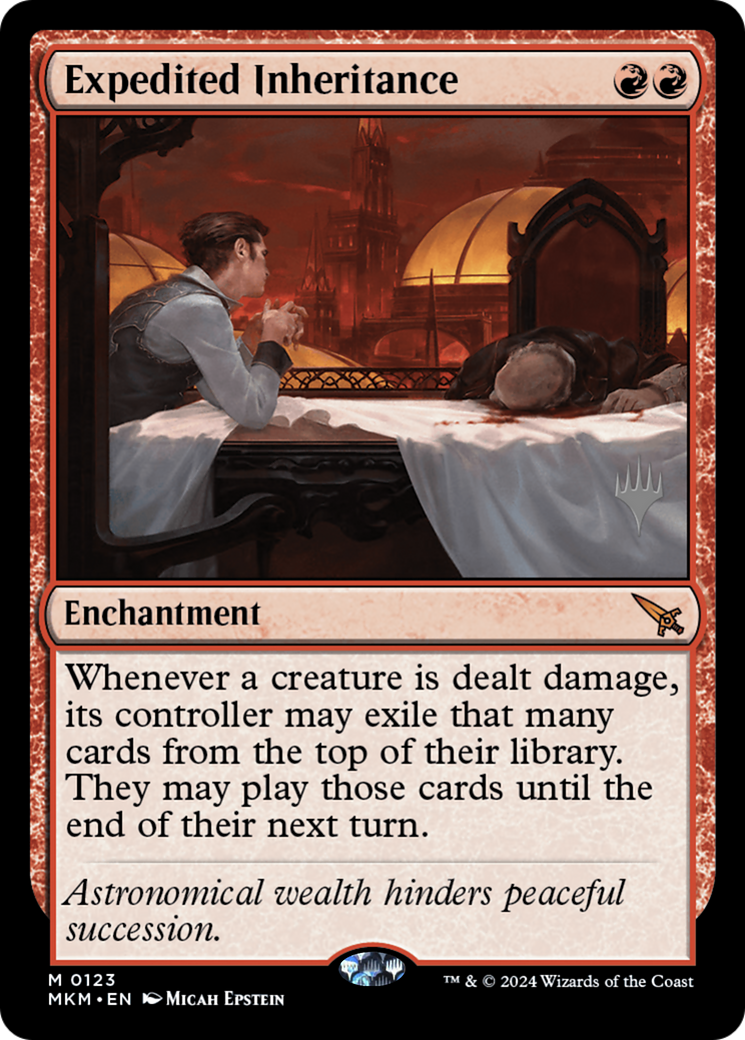 Image of Expedited Inheritance (Promo Pack) [Murders at Karlov Manor Promos]
