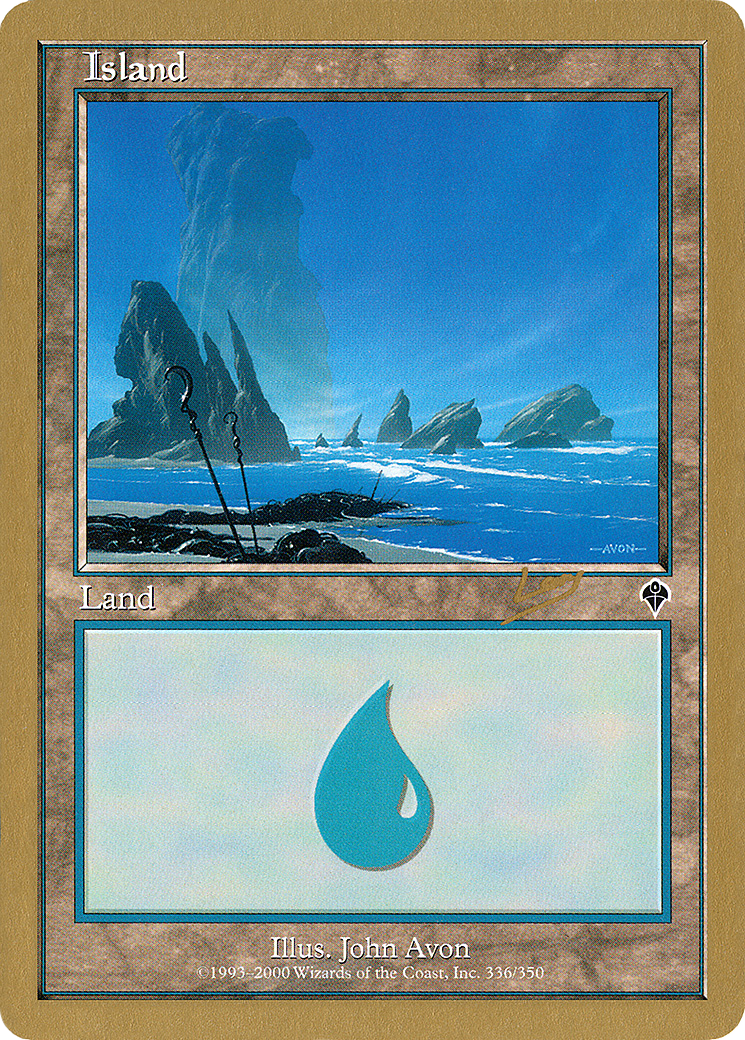 Image of Island (rl336) (Raphael Levy) [World Championship Decks 2002]