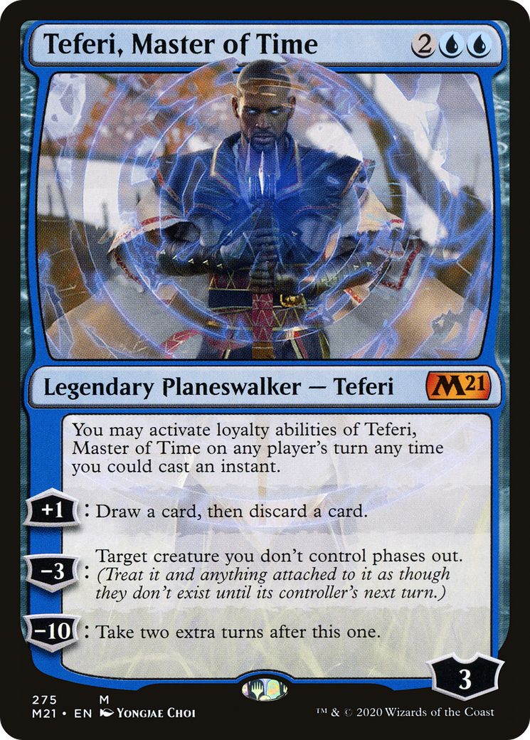 Image of Teferi, Master of Time [Core Set 2021 Prerelease Promos]