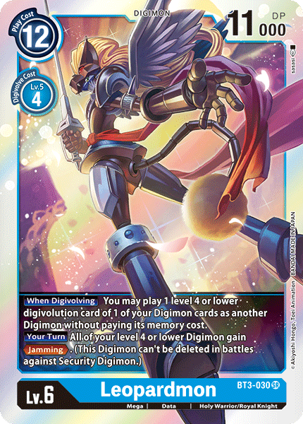 Image of Leopardmon [BT3-030] [Release Special Booster Ver.1.0]