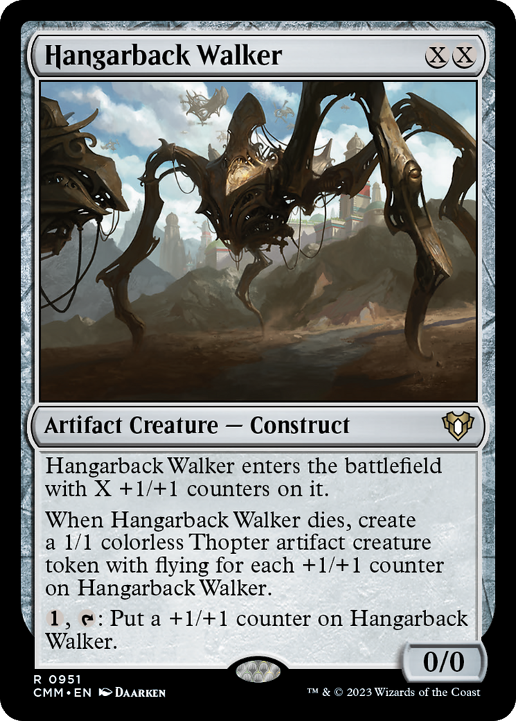 Image of Hangarback Walker [Commander Masters]