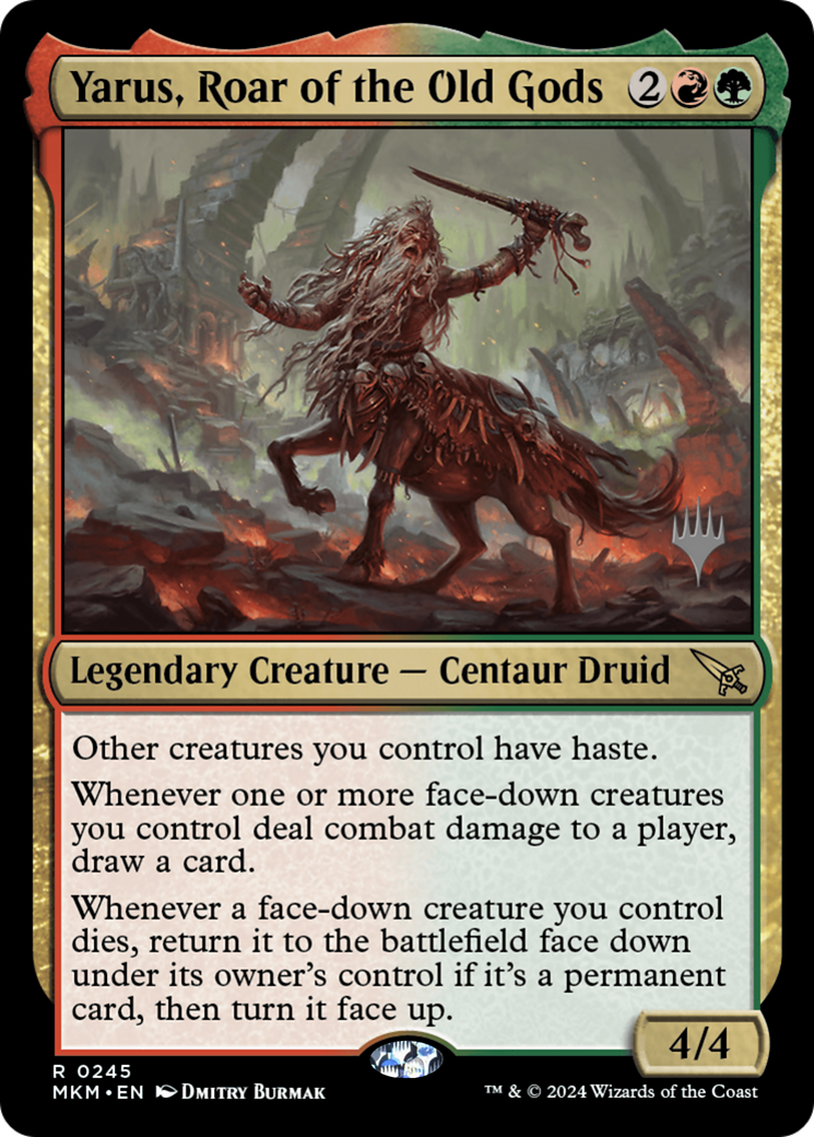 Image of Yarus, Roar of the Old Gods (Promo Pack) [Murders at Karlov Manor Promos]