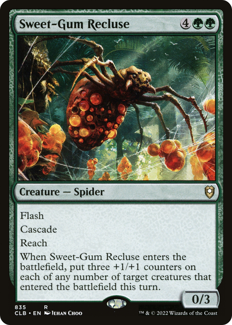 Image of Sweet-Gum Recluse [Commander Legends: Battle for Baldur's Gate]