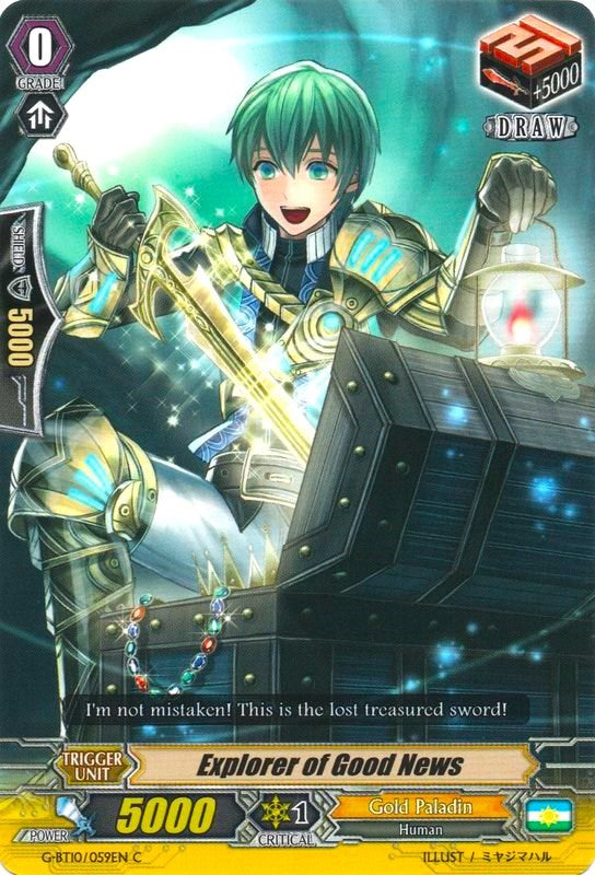 Image of Explorer of Good News (G-BT10/059EN) [Raging Clash of the Blade Fangs]