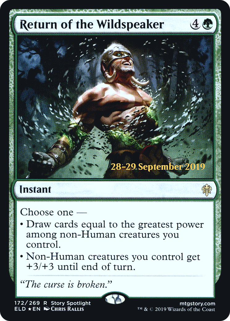Image of Return of the Wildspeaker [Throne of Eldraine Prerelease Promos]
