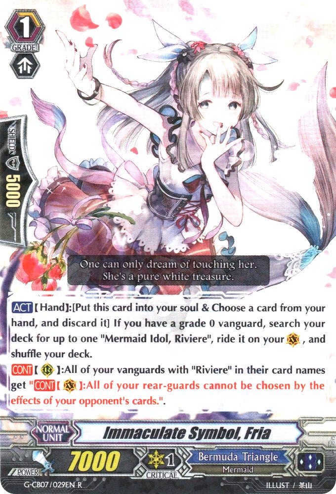 Image of Immaculate Symbol, Fria (G-CB07/029EN) [Divas' Festa]