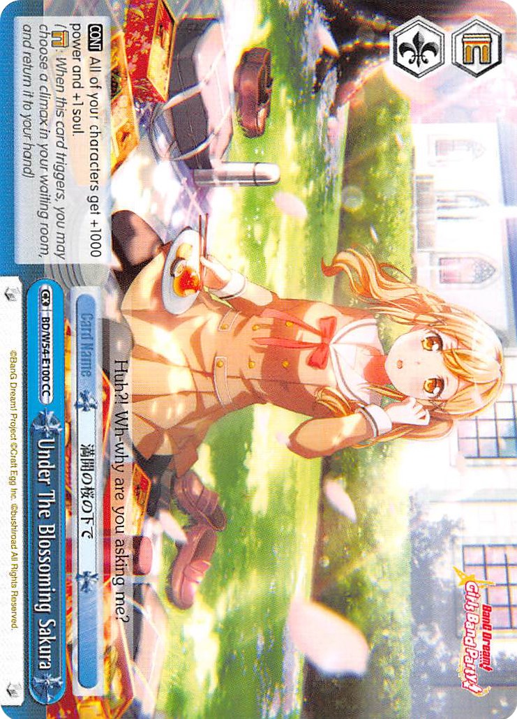 Image of Under The Blossoming Sakura (BD/W54-E100 CC) [BanG Dream! Girls Band Party!]