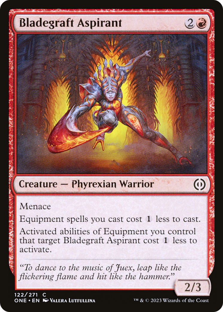 Image of Bladegraft Aspirant [Phyrexia: All Will Be One]