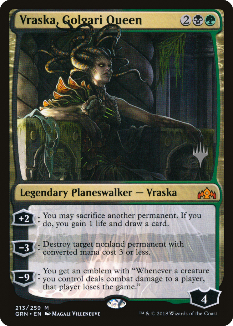 Image of Vraska, Golgari Queen (Promo Pack) [Guilds of Ravnica Promos]