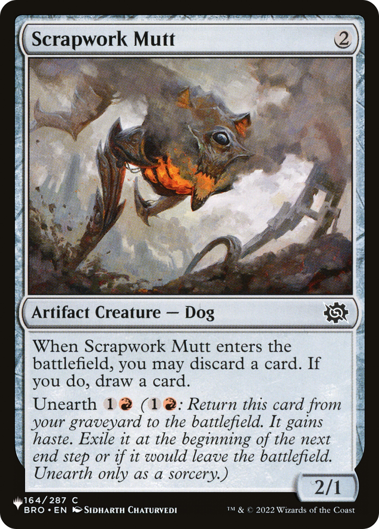 Image of Scrapwork Mutt [The List]