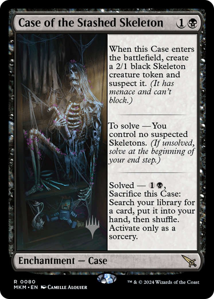Image of Case of the Stashed Skeleton (Promo Pack) [Murders at Karlov Manor Promos]
