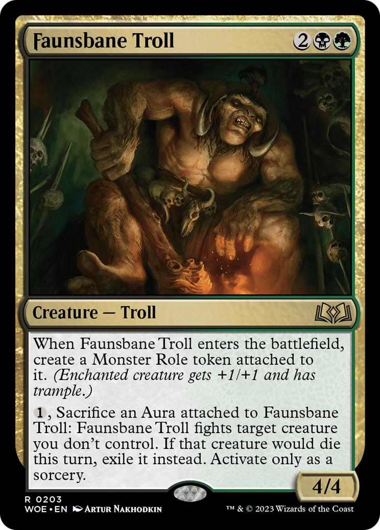 Image of Faunsbane Troll [Wilds of Eldraine]