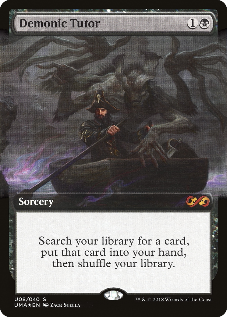 Image of Demonic Tutor (Topper) [Ultimate Masters Box Topper]