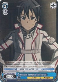 Image of Kirito Joins the Knights of the Blood Oath (SAO/S20-E094 C) [Sword Art Online]