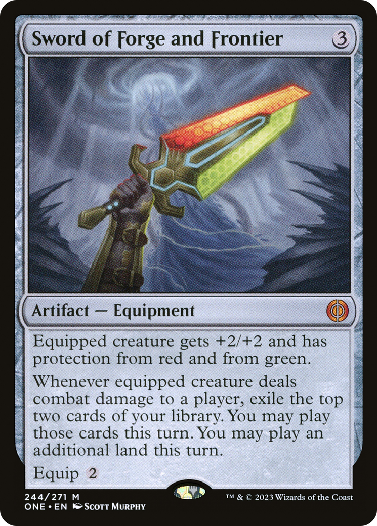 Image of Sword of Forge and Frontier [Phyrexia: All Will Be One]