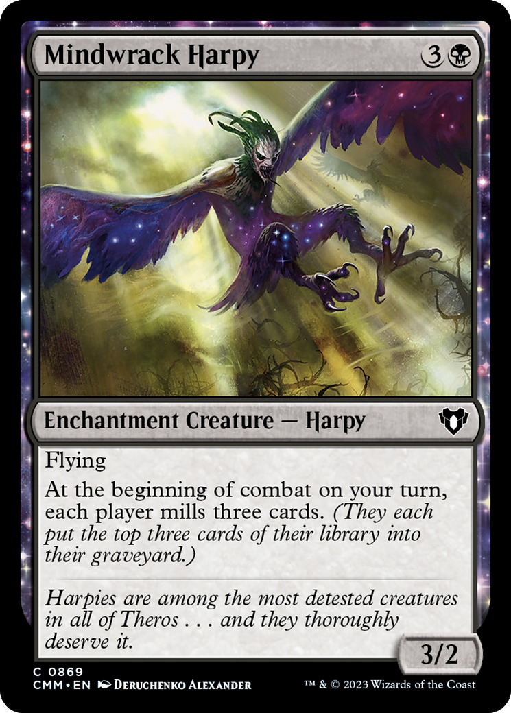 Image of Mindwrack Harpy [Commander Masters]