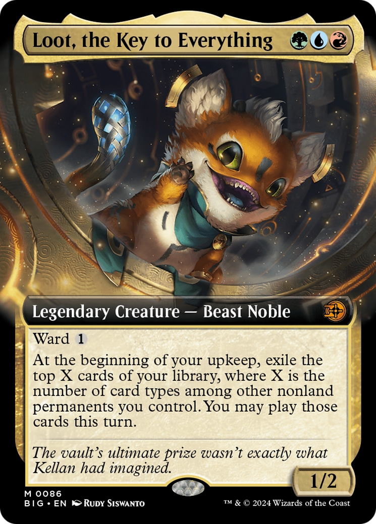 Image of Loot, the Key to Everything (Extended Art) [Outlaws of Thunder Junction: The Big Score]