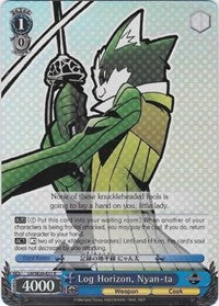 Image of Log Horizon, Nyan-ta (LH/SE20-E31 R) (Alternate Foil) [LOG HORIZON]