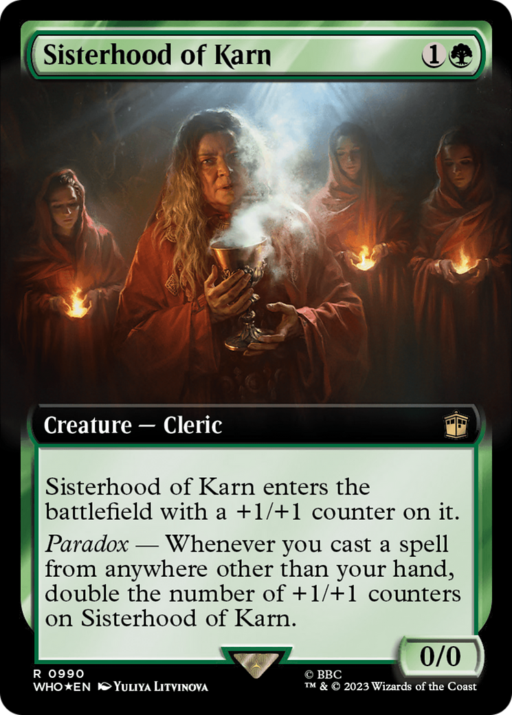 Image of Sisterhood of Karn (Extended Art) (Surge Foil) [Doctor Who]