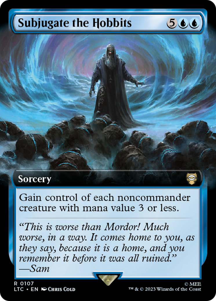 Image of Subjugate the Hobbits (Extended Art) [The Lord of the Rings: Tales of Middle-Earth Commander]