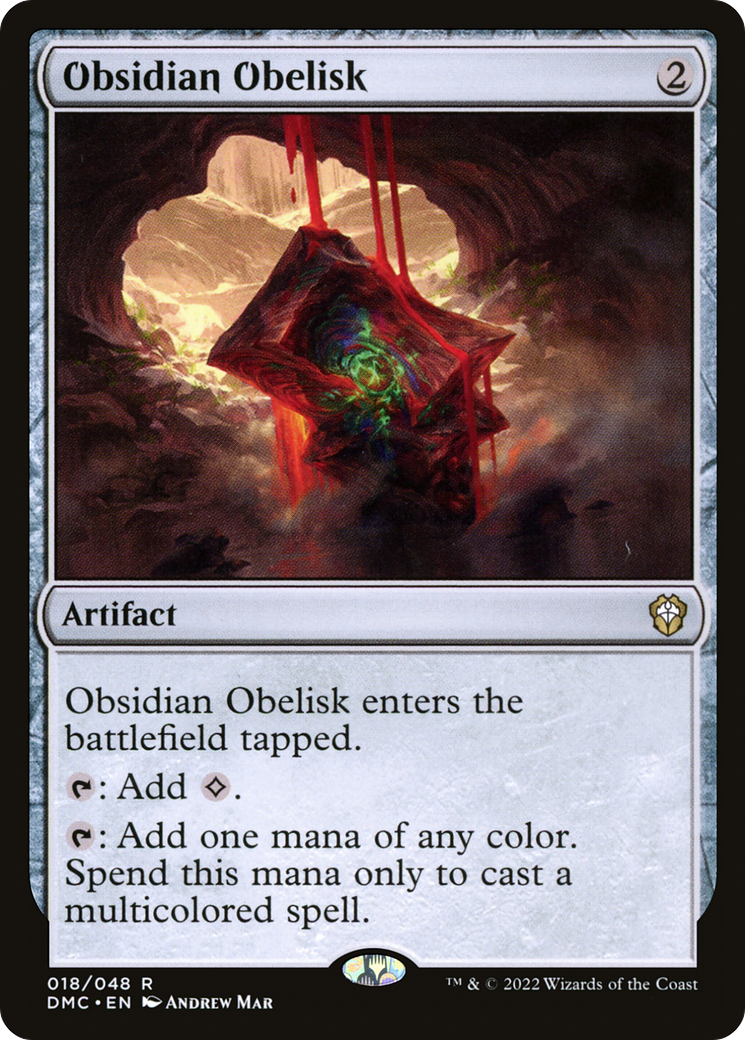 Image of Obsidian Obelisk [Dominaria United Commander]