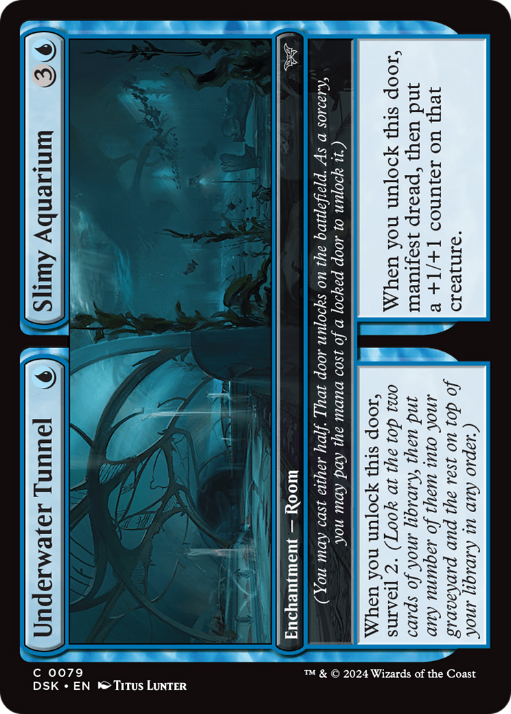 Image of Underwater Tunnel // Slimy Aquarium [Duskmourn: House of Horror]