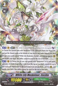 Image of White Lily Musketeer, Cecilia (BT08/004EN) [Blue Storm Armada]