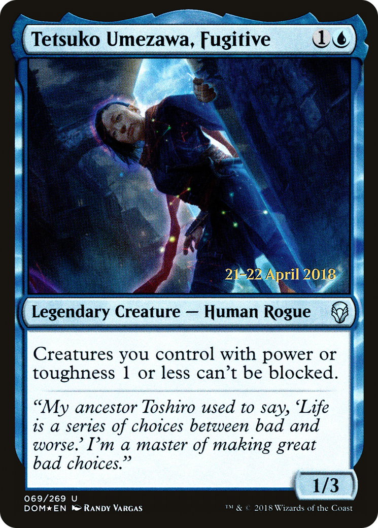 Image of Tetsuko Umezawa, Fugitive [Dominaria Prerelease Promos]