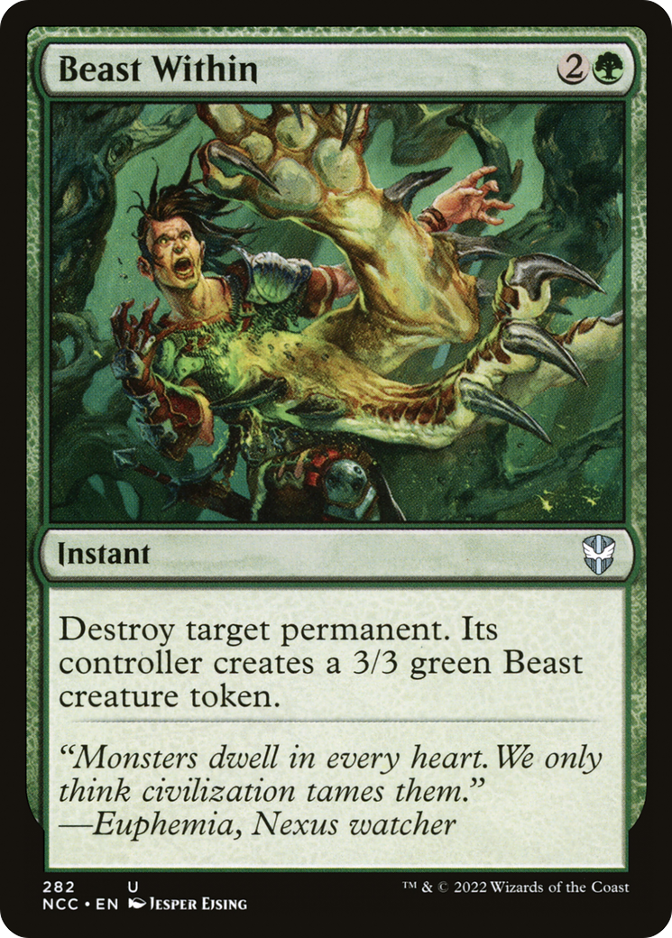 Image of Beast Within [Streets of New Capenna Commander]