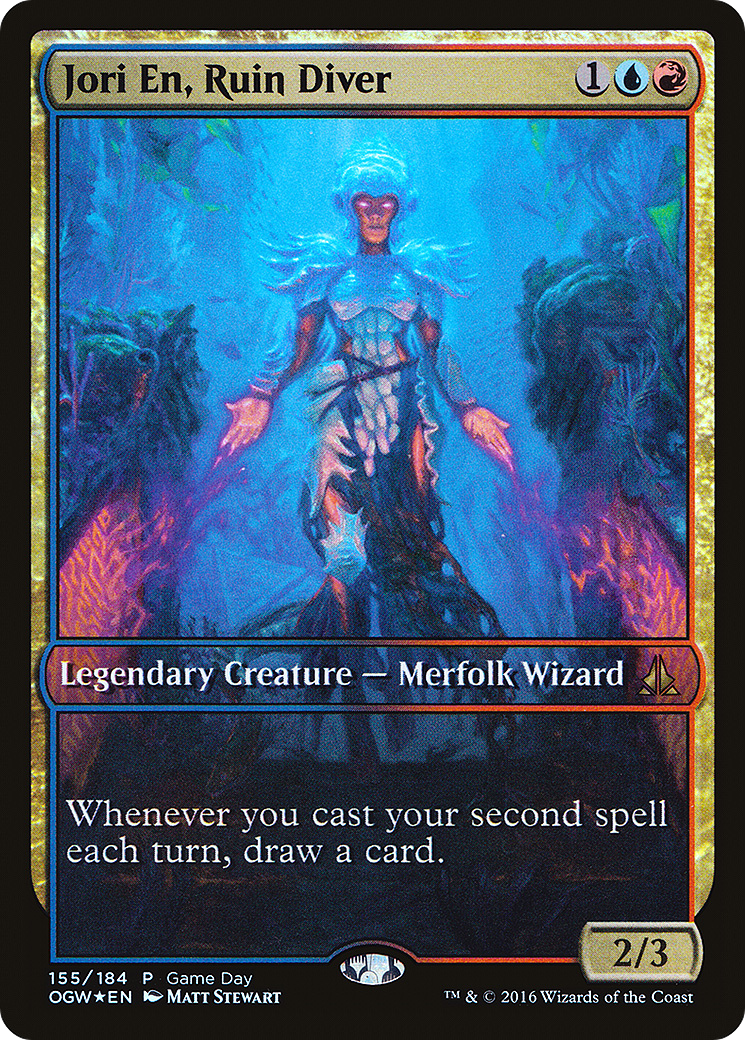 Image of Jori En, Ruin Diver (Game Day) (Full Art) [Oath of the Gatewatch Promos]