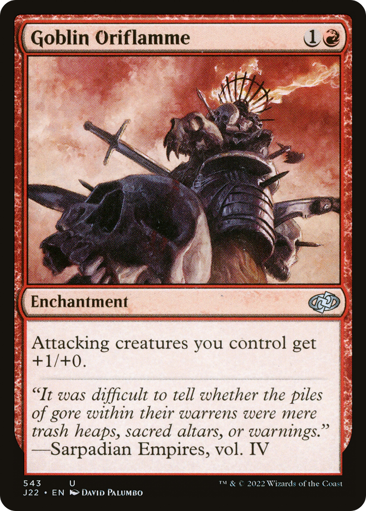 Image of Goblin Oriflamme [Jumpstart 2022]