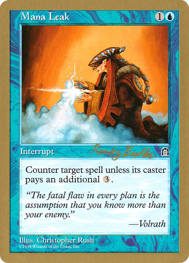 Image of Mana Leak (Randy Buehler) [World Championship Decks 1998]
