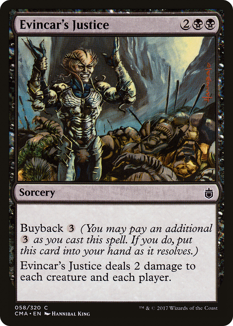 Image of Evincar's Justice [Commander Anthology]